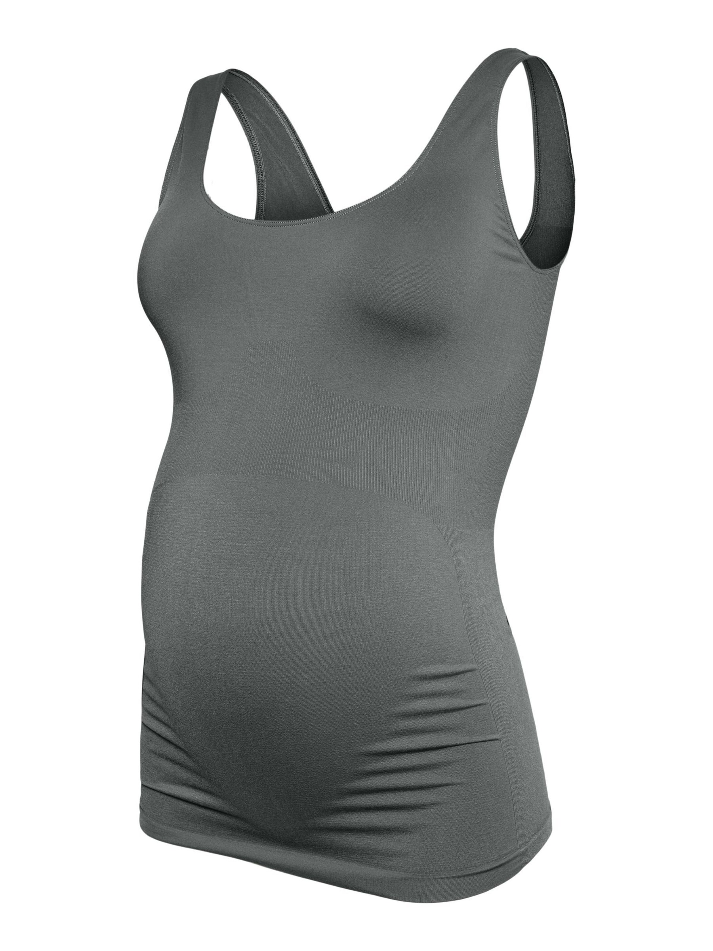 MAMALICIOUS Sports top 'Heal' in Grey: front