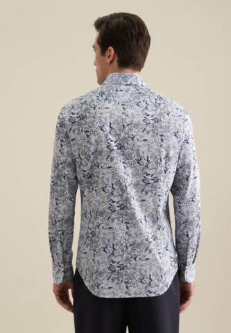 SEIDENSTICKER Slim fit Zakelijk overhemd in Blauw