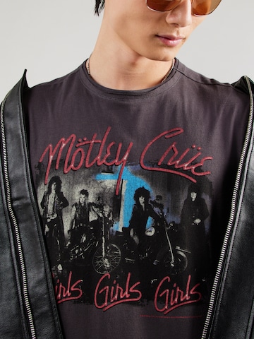 T-Shirt 'MÖTLEY GIRLS GIRLS GIRLS' AMPLIFIED en gris