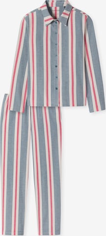 Pyjama ' Selected Premium ' SCHIESSER en bleu : devant