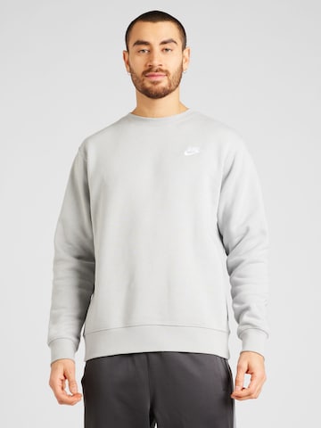 Nike Sportswear Regular fit Sweatshirt 'Club Fleece' i grå: framsida