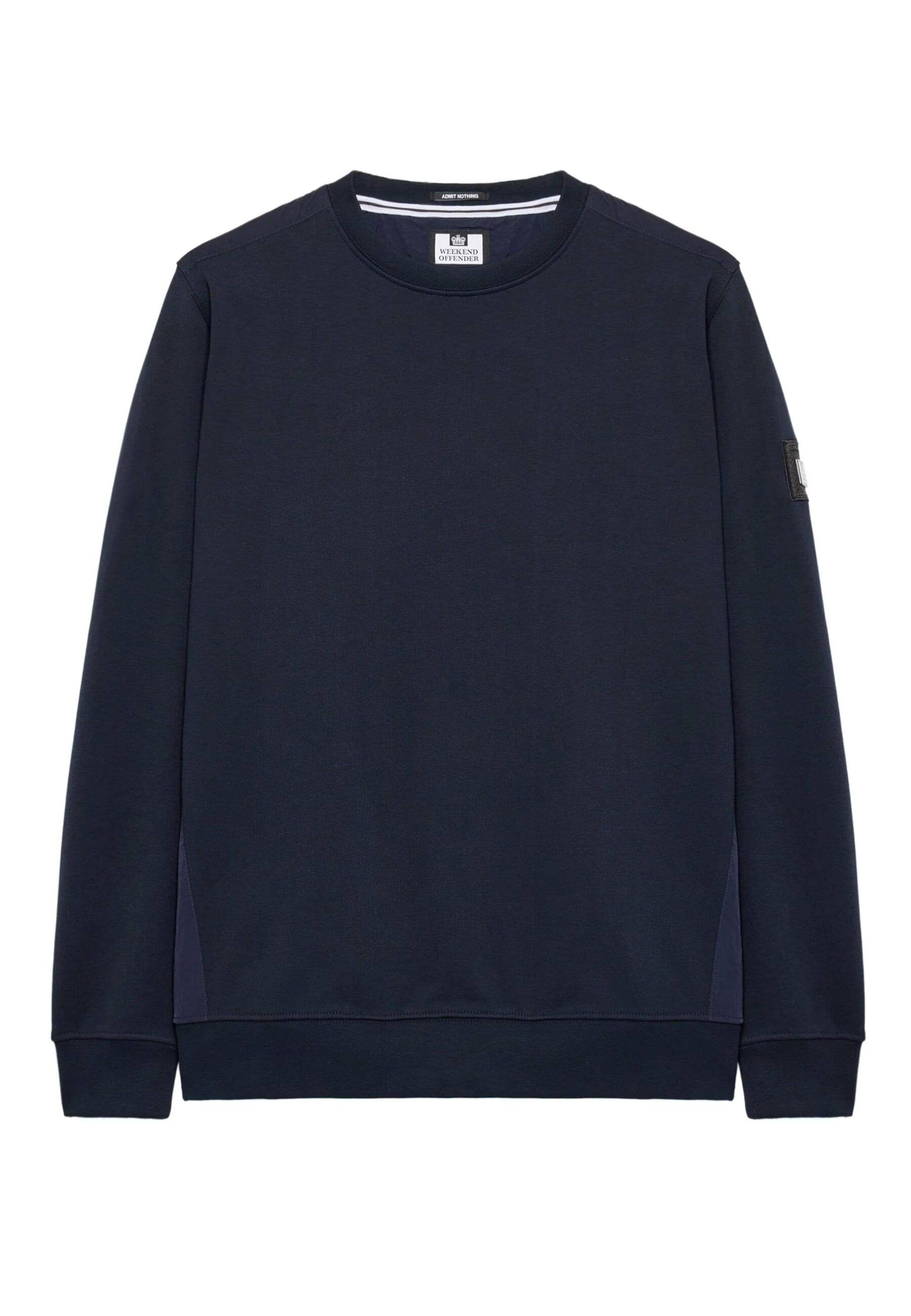 Sweat-shirt 'F Bomb' Weekend Offender en bleu : devant