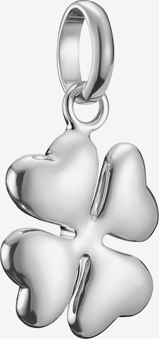Thomas Sabo Anhänger 'Glücksklee in 3D Connect' in Silber: Vorderseite