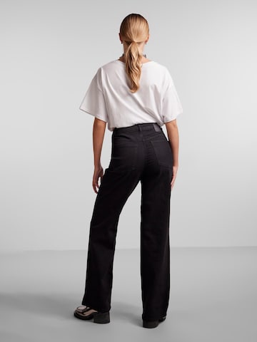 PIECES Wide leg Jeans 'Peggy' in Black