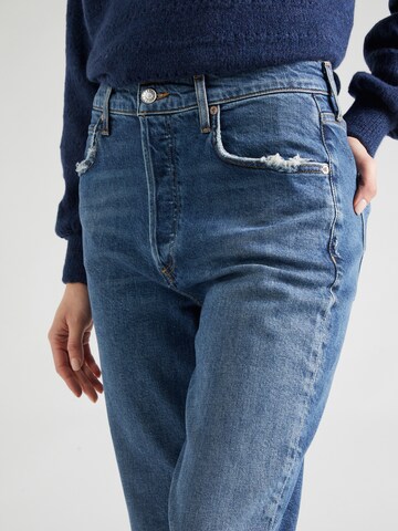 AGOLDE Regular Jeans 'Riley' in Blauw