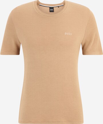 T-Shirt 'ESSENTIAL' BOSS en beige : devant