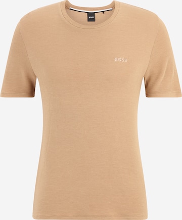 T-Shirt 'ESSENTIAL' BOSS Orange en beige : devant