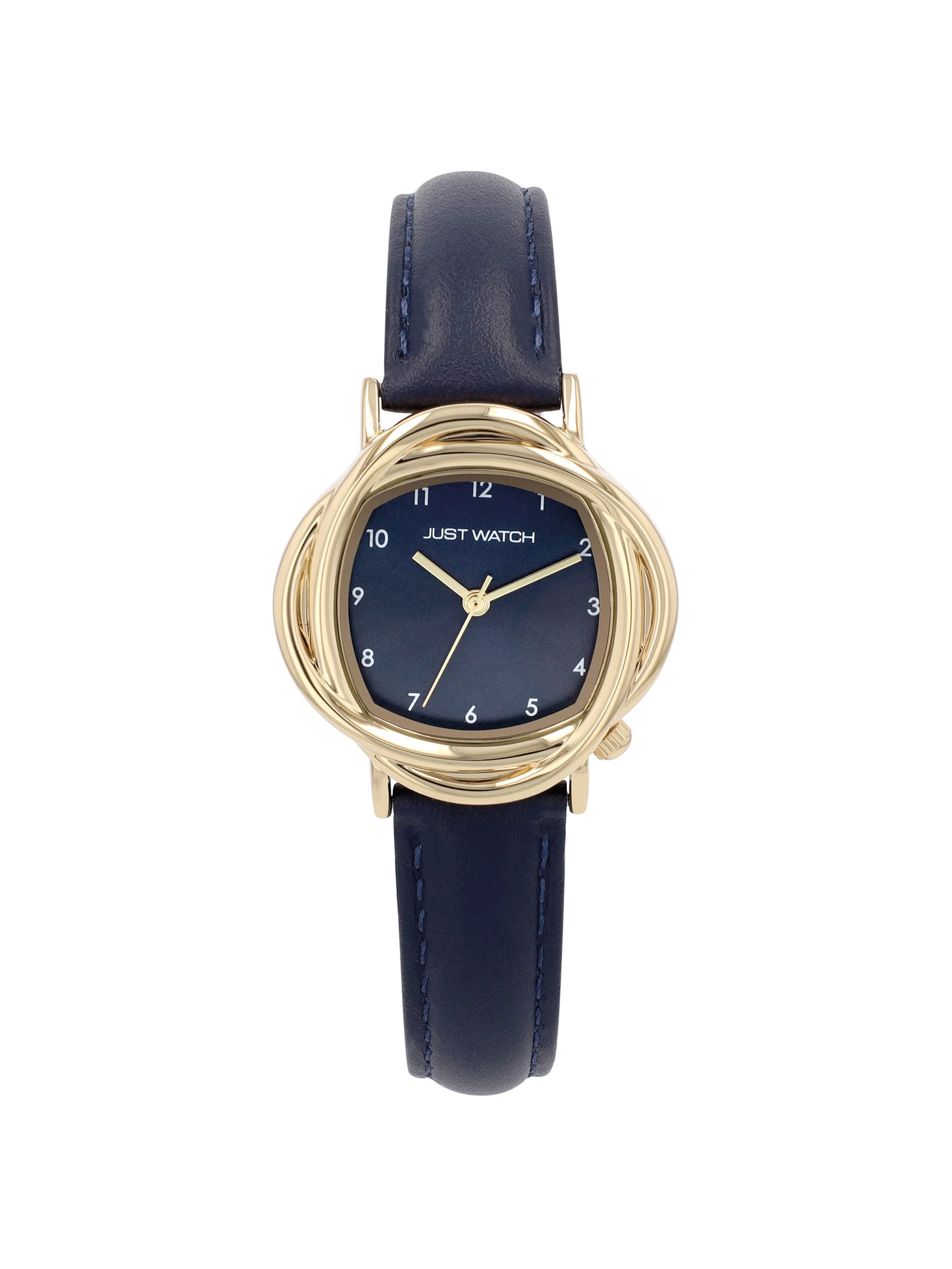 Just Watch Analog Watch 'Antoni, Datumsanzeige' in Blue