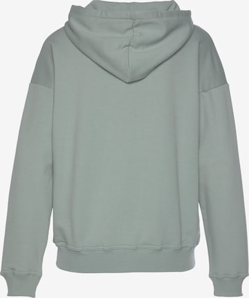 LASCANA - Sudadera con cremallera en verde