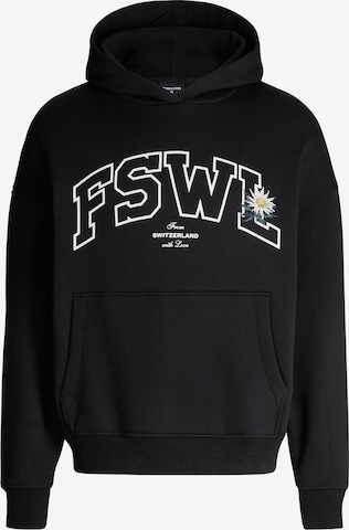 STRELLSON Sweatshirt 'Heath' in Zwart: voorkant