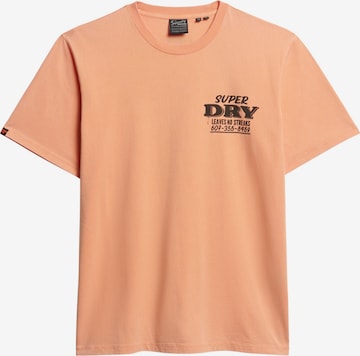 Superdry T-Shirt 'Trade Tools' in Orange: Vorderseite