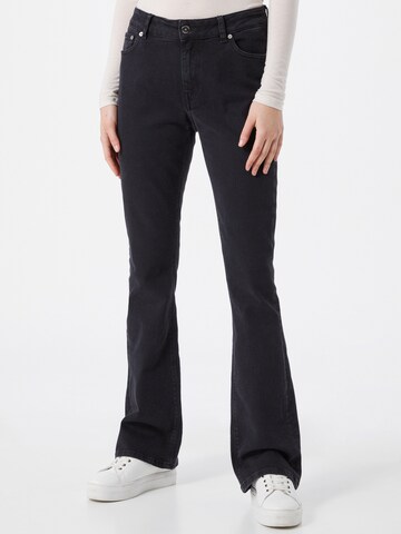 MUD Jeans Flared Jeans 'Hazen' in Zwart: voorkant