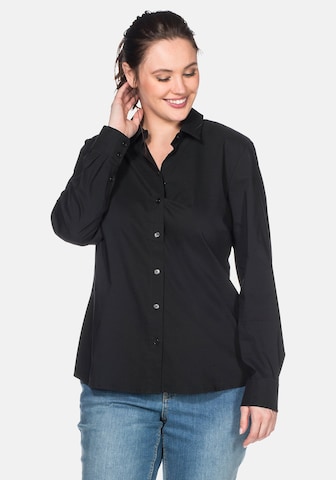 SHEEGO Bluse in Schwarz: predná strana