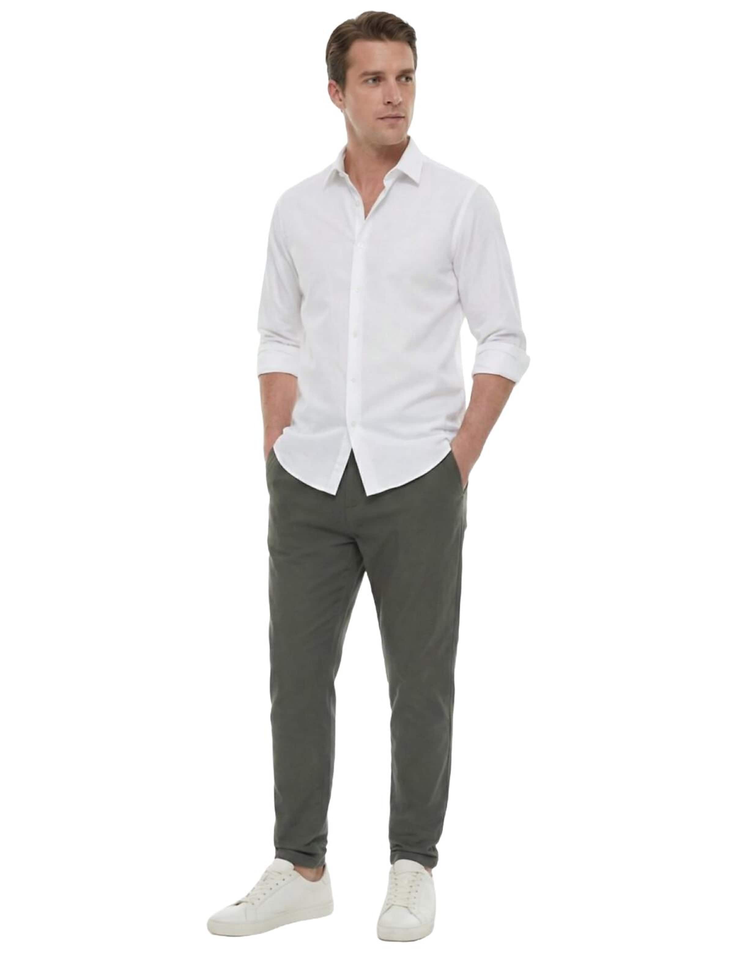 LTB Jeans Jeans 'LTB Jeans Herrenhose in Leinenoptik' in 32 in Green, Item view