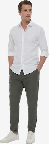 LTB Jeans Jeans 'LTB Jeans Herrenhose in Leinenoptik' in Green: front