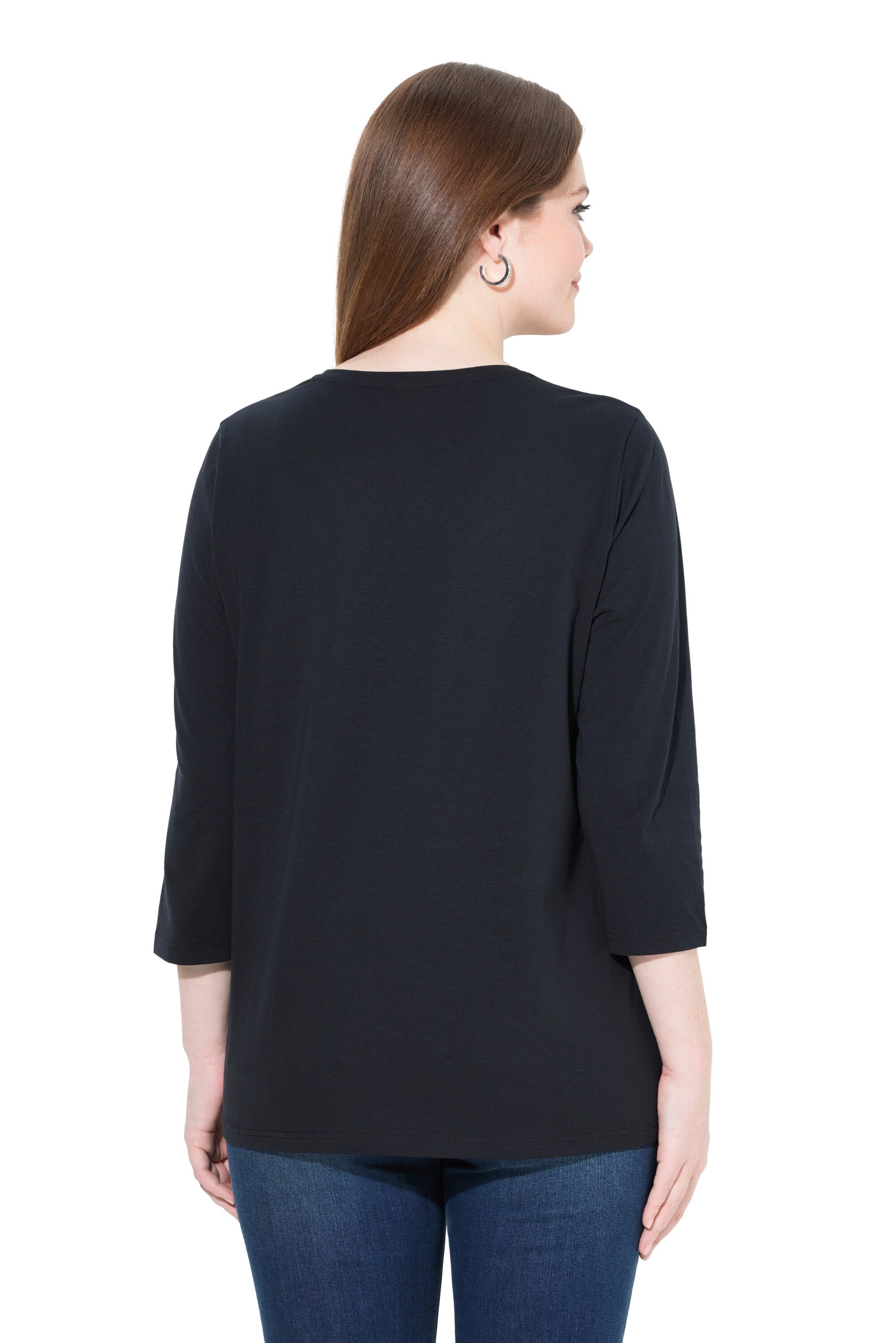 Ulla Popken Shirt in Zwart