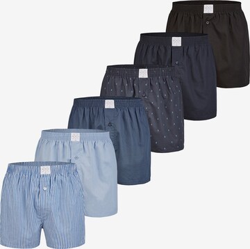 MG-1 Boxershorts ' Classics ' in Blauw: voorkant