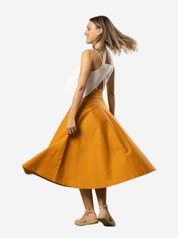 Nikka Place Skirt 'Tulip' in Yellow