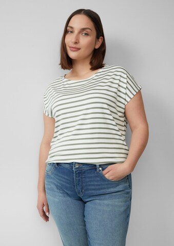 T-shirt s.Oliver en vert : devant