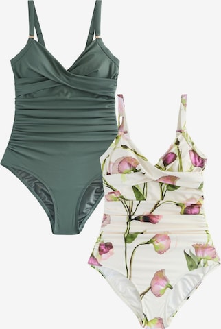 Next Badedragt i beige: forside