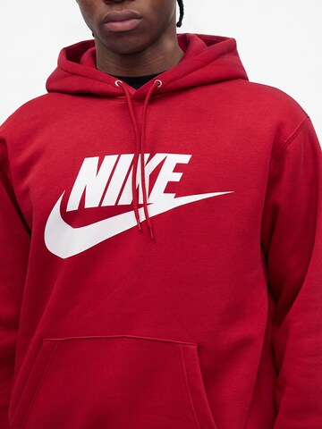 Nike Sportswear Majica 'CLUB' | rdeča barva
