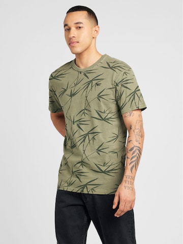 T-Shirt Superdry en vert : devant