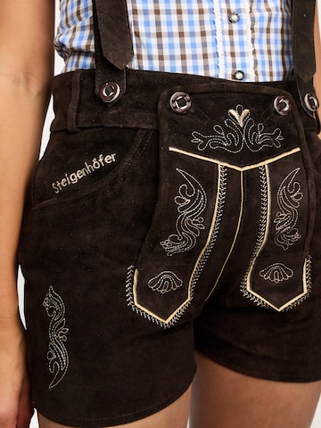 Steigenhöfer Regular Traditional Pants in Brown