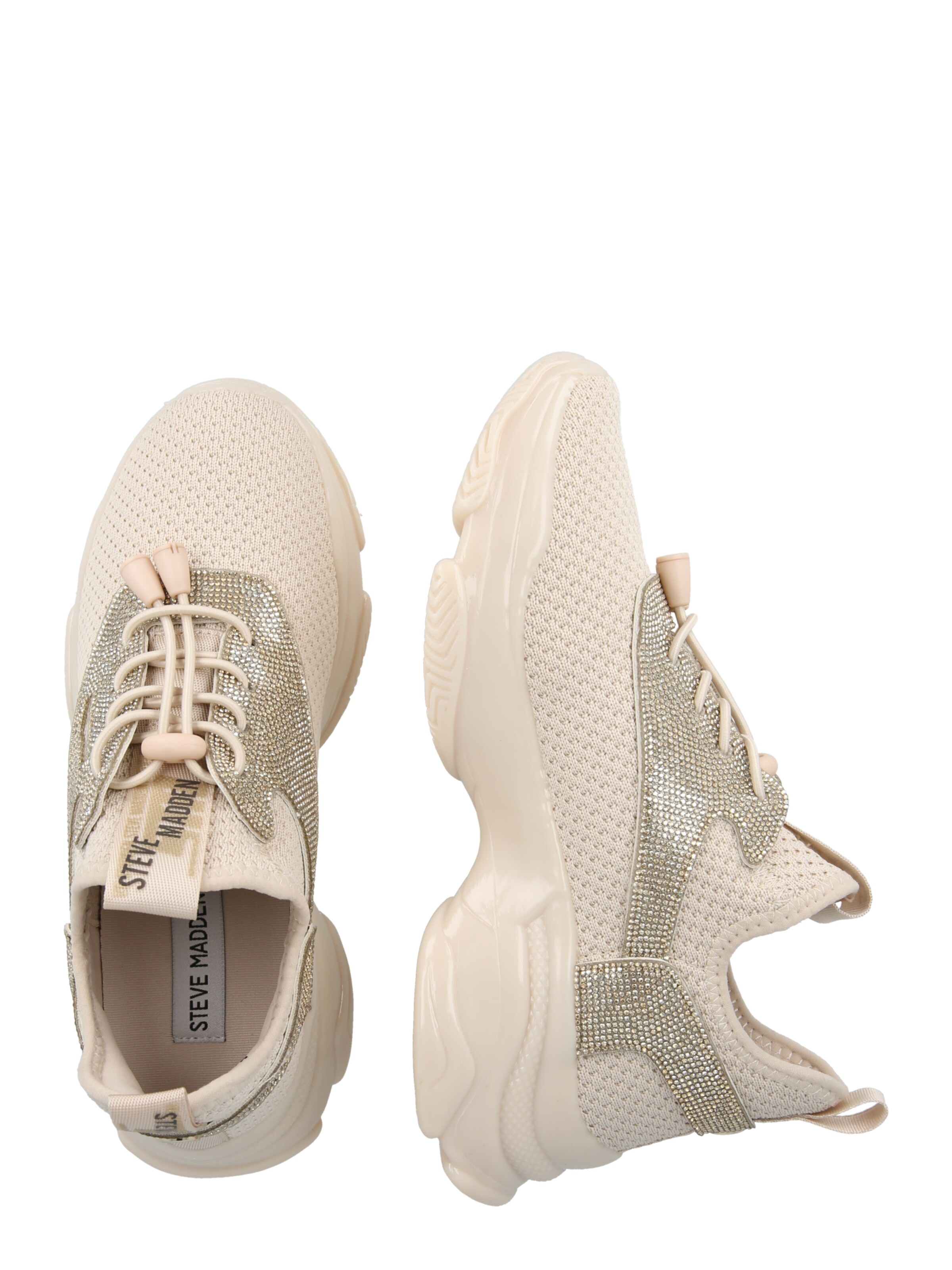 STEVE MADDEN Platform trainers 'Match' in Beige