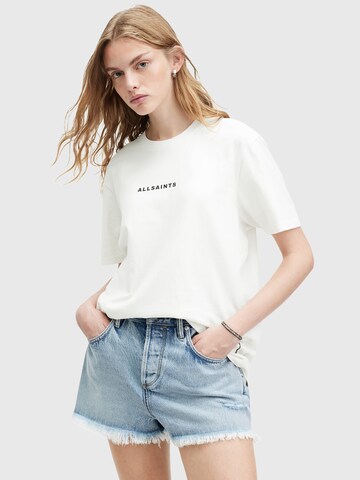 AllSaints T-shirt 'TOUR' i vit