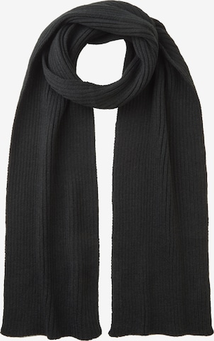 Man's World Scarf in Black: front
