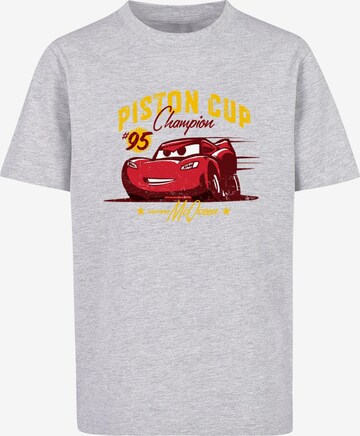 ABSOLUTE CULT Shirt 'Cars - Piston Cup Champion' in Grijs: voorkant