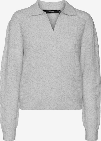 VERO MODA - Pullover 'MILENA' em cinzento: frente