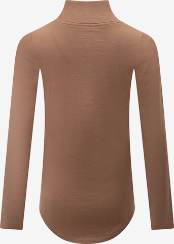 T-shirt fonctionnel 'Journey' Eivy en marron : devant