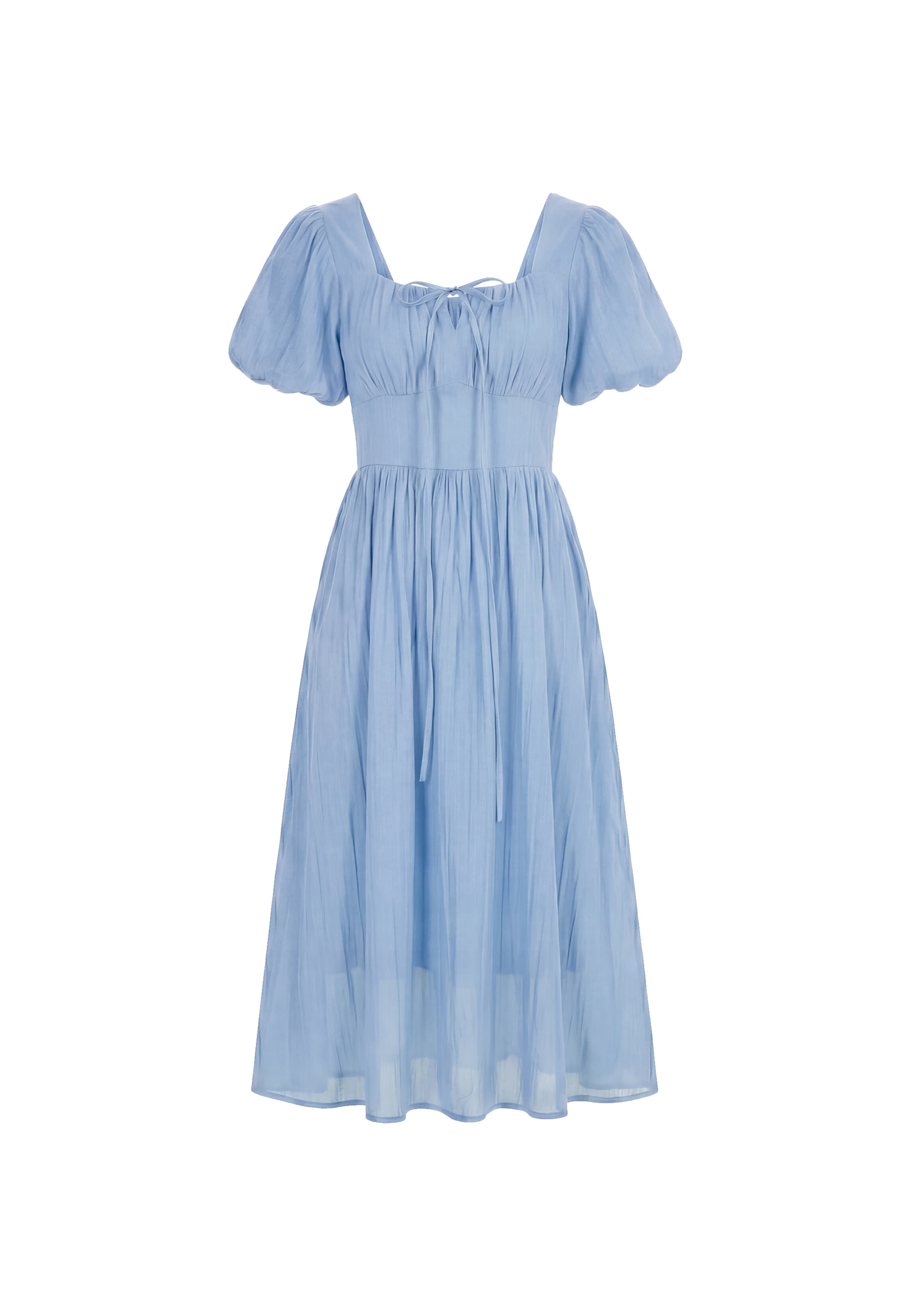 Robe usha FESTIVAL en bleu : devant