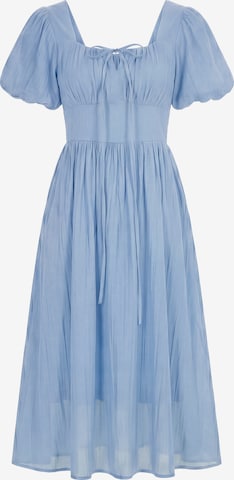 Robe usha FESTIVAL en bleu : devant