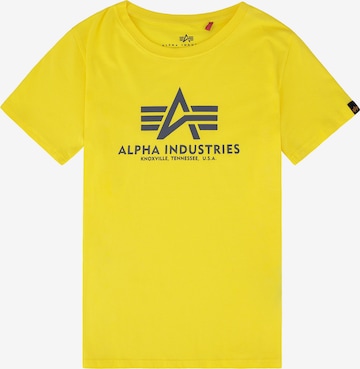 ALPHA INDUSTRIESMajica - žuta boja: prednji dio