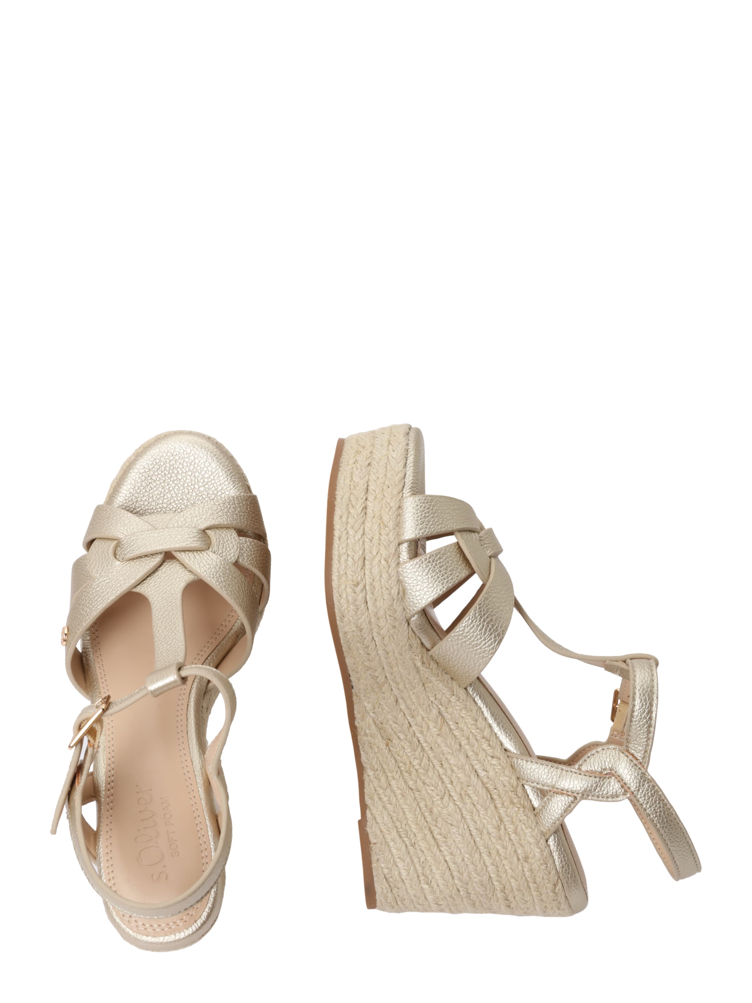 s.Oliver Sandale in Gold