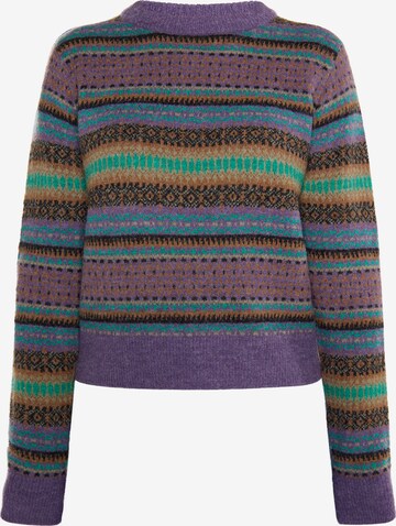 usha FESTIVAL - Pullover 'Rakata' em roxo: frente