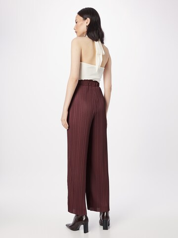 ABOUT YOU Wide leg Pants 'Noelle' in Brown