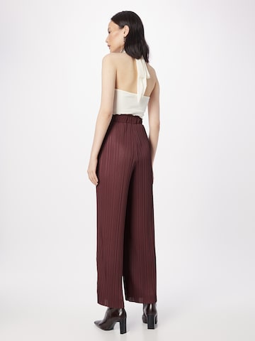 ABOUT YOU Wide Leg Hose 'Noelle' in Braun