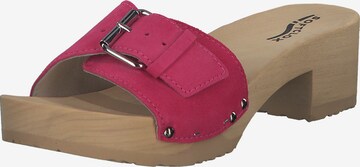 SOFTCLOX Mules 'Pali S3595' in Pink: front