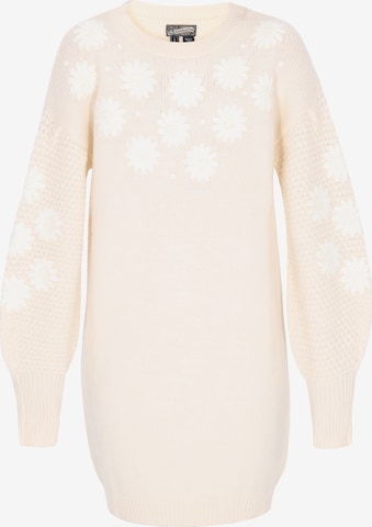 DreiMaster Vintage Strikkjole i beige: forside