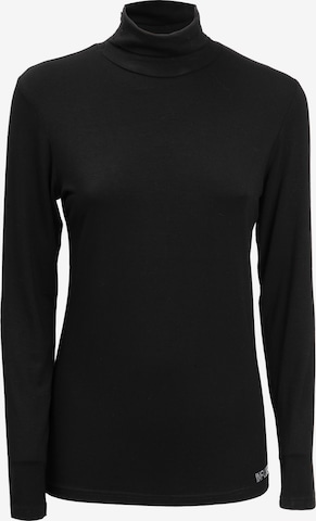 juoda Influencer Marškinėliai: priekis