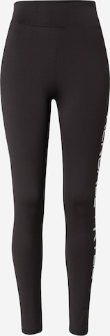 Skinny Leggings de la KENDALL + KYLIE pe negru: față