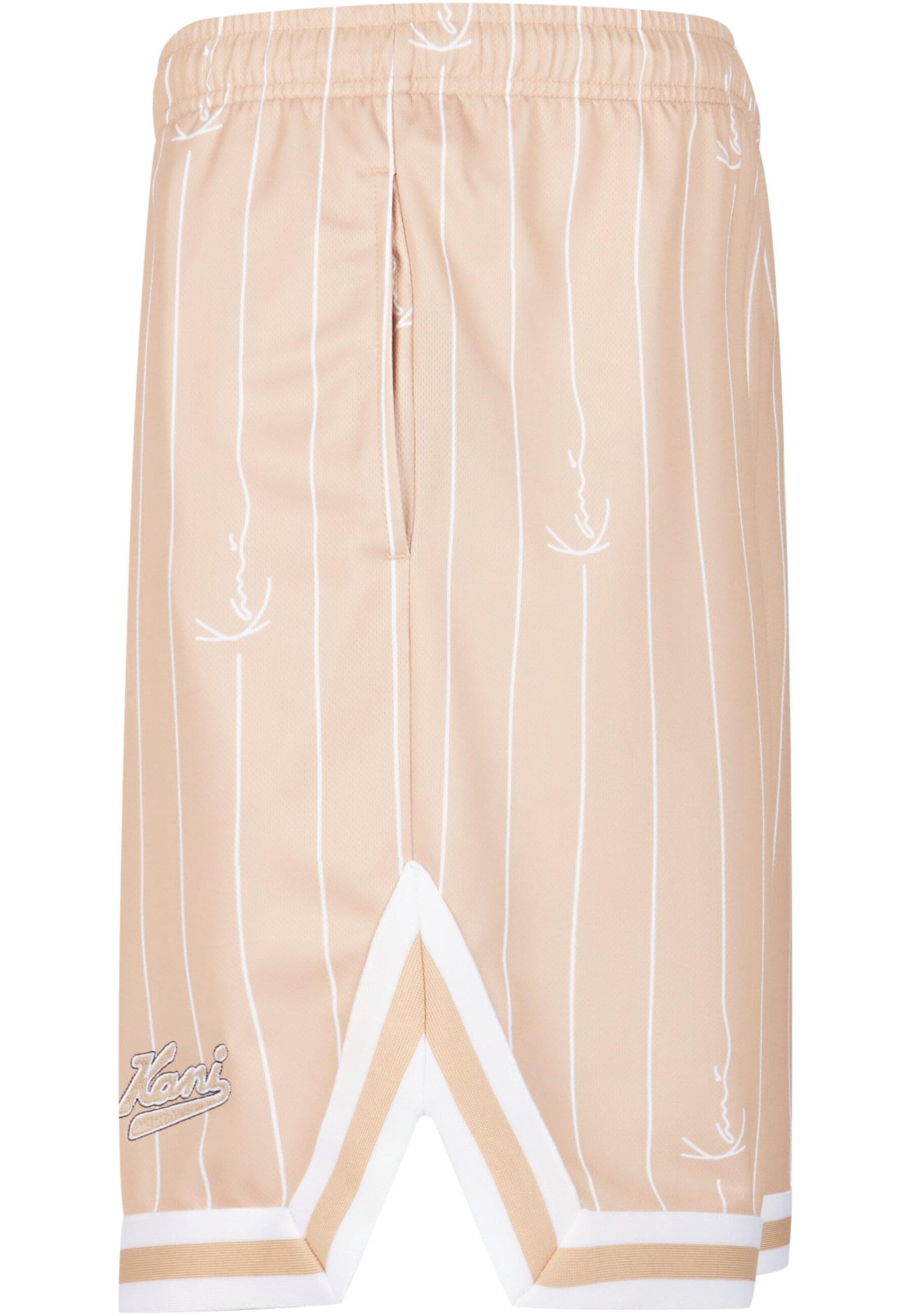 Karl Kani Regular Trousers in Beige