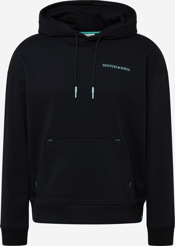 SCOTCH & SODA Sweatshirt in Schwarz: predná strana