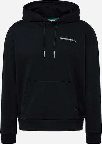 SCOTCH & SODA Sweatshirt in Black: front