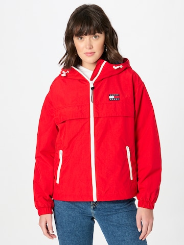 Tommy Jeans Jacke 'Chicago' in Rot: Vorderseite