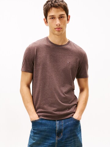 Tommy Jeans T-Shirt 'JASPE' in Braun: Vorderseite