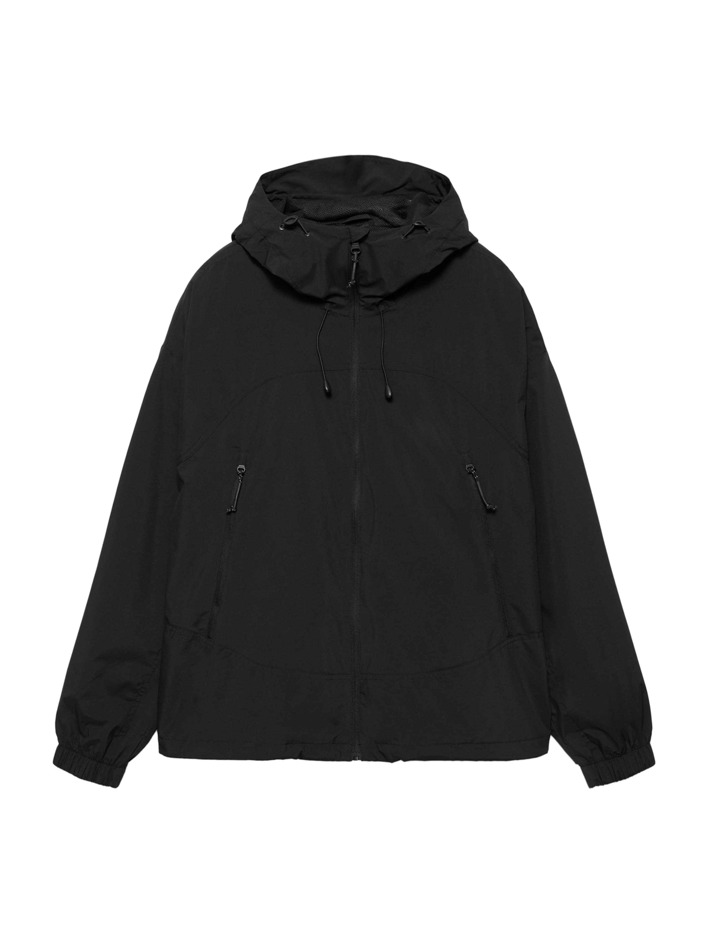 Pull&Bear Tussenjas in Zwart: voorkant